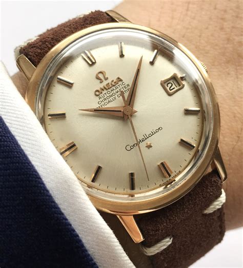 omega constellation chronometer automatic men's watch|Omega Constellation vintage watch prices.